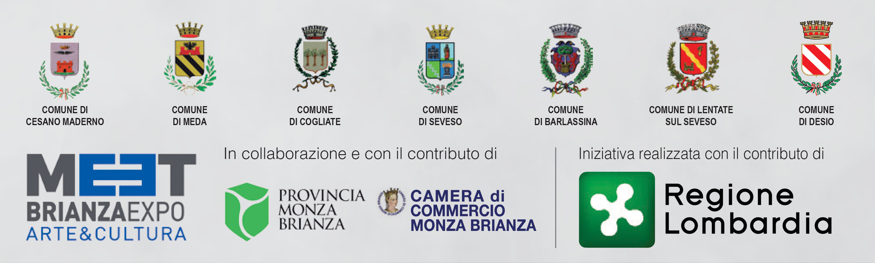 Comune di Barlassina | Comune di Cesano Maderno | Comune di Cogliate | Comune di Desio | Comune di Lentate sul Seveso | Comune di Seveso | Regione Lombardia | Provincia di Monza e Brianza